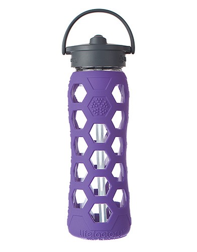 Life Factory Glass Bottle 22oz Royal Purple