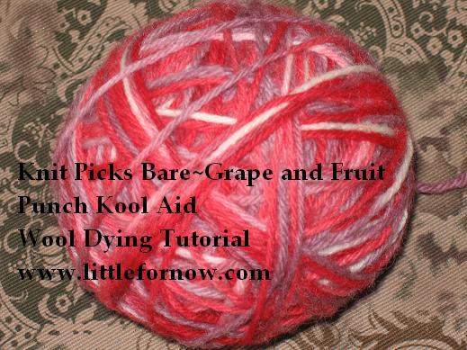 KoolAid Dying Wool Cherry