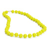 Chewbeads Jane Necklace Chartreuse