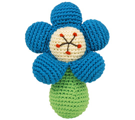 Dandelion Handcrafted Pudgy Rattle Flower