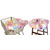 Itzy Ritzy Shopping Cart & High Chair Cover Fresh Bloom